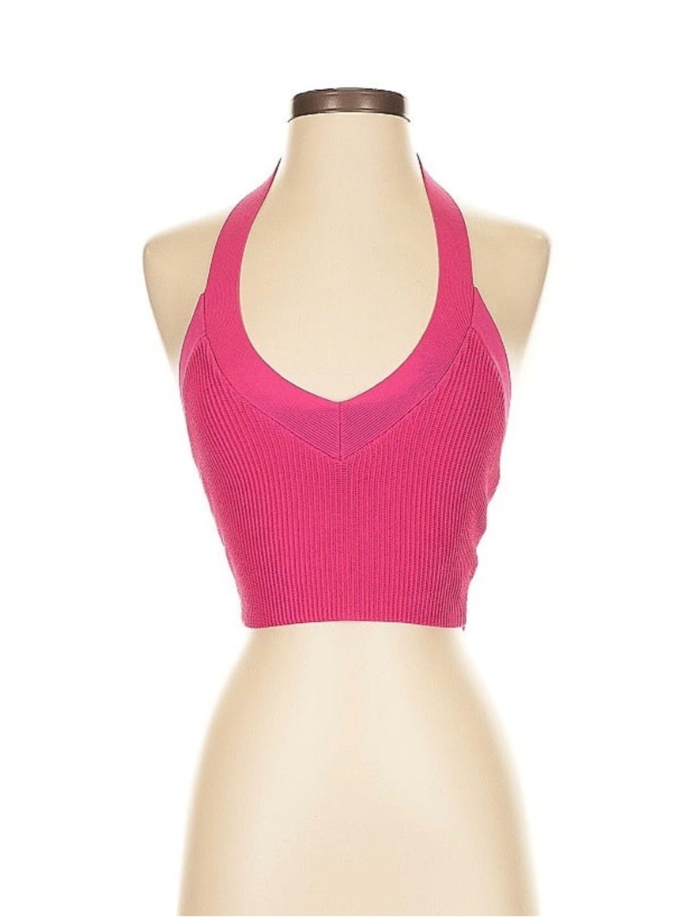 Babaton Halter Crop Top - Pink